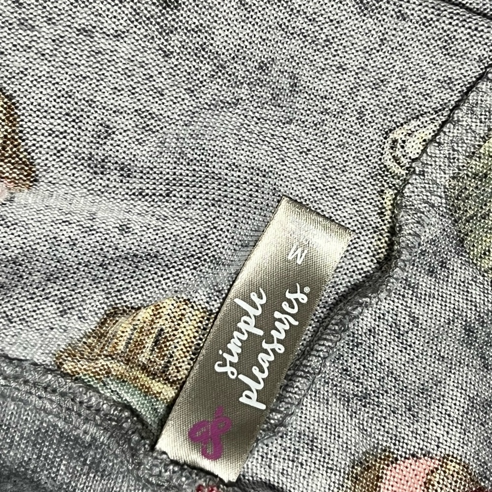 Printed wide leg loungewear - simple pleasures- medium B9-6 - Picture 6 of 6
